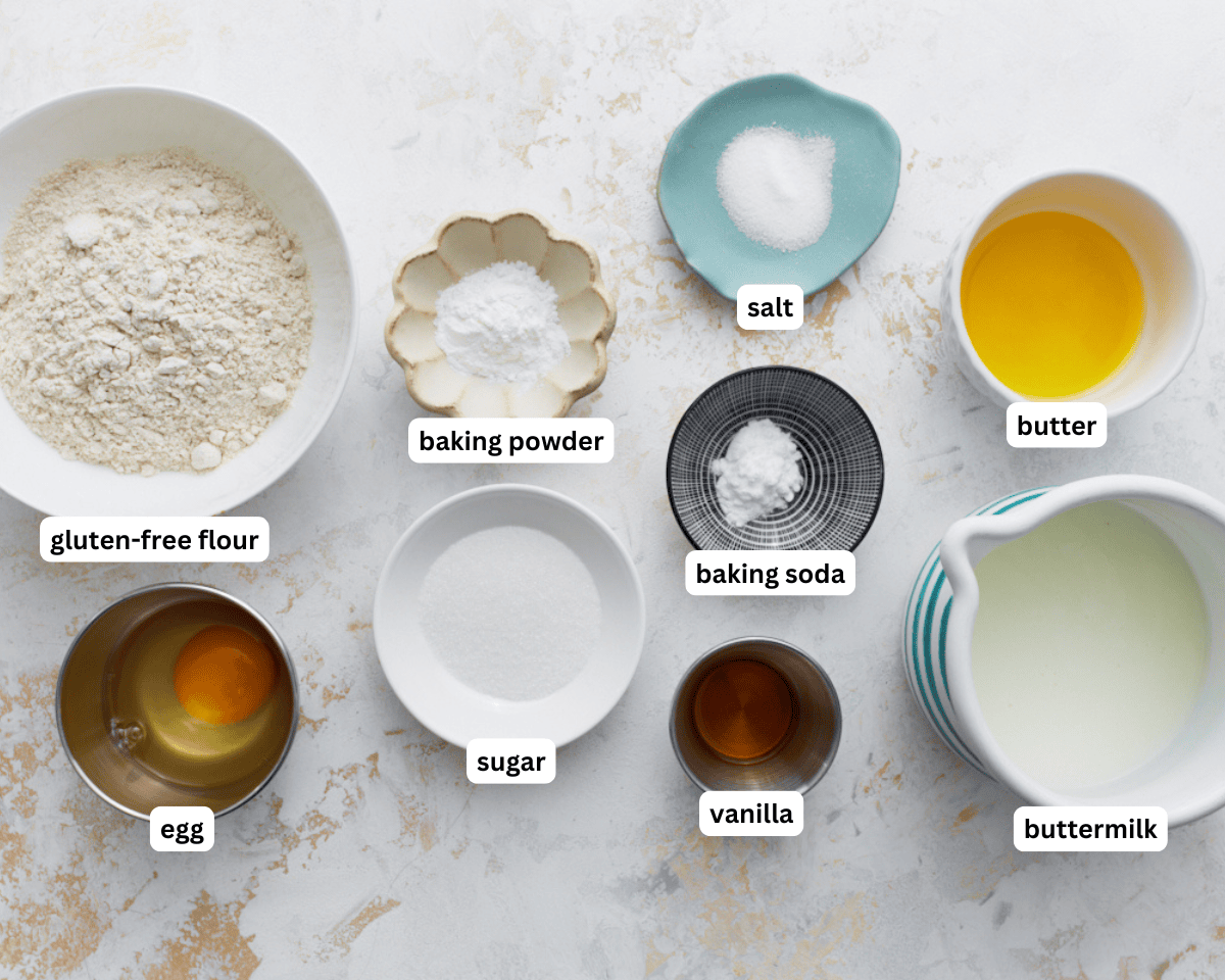 Buckwheat pancake ingredients