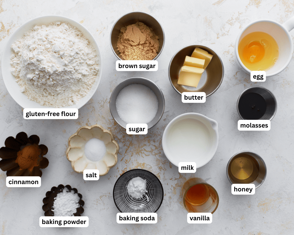 Gluten-free graham cracker ingredients