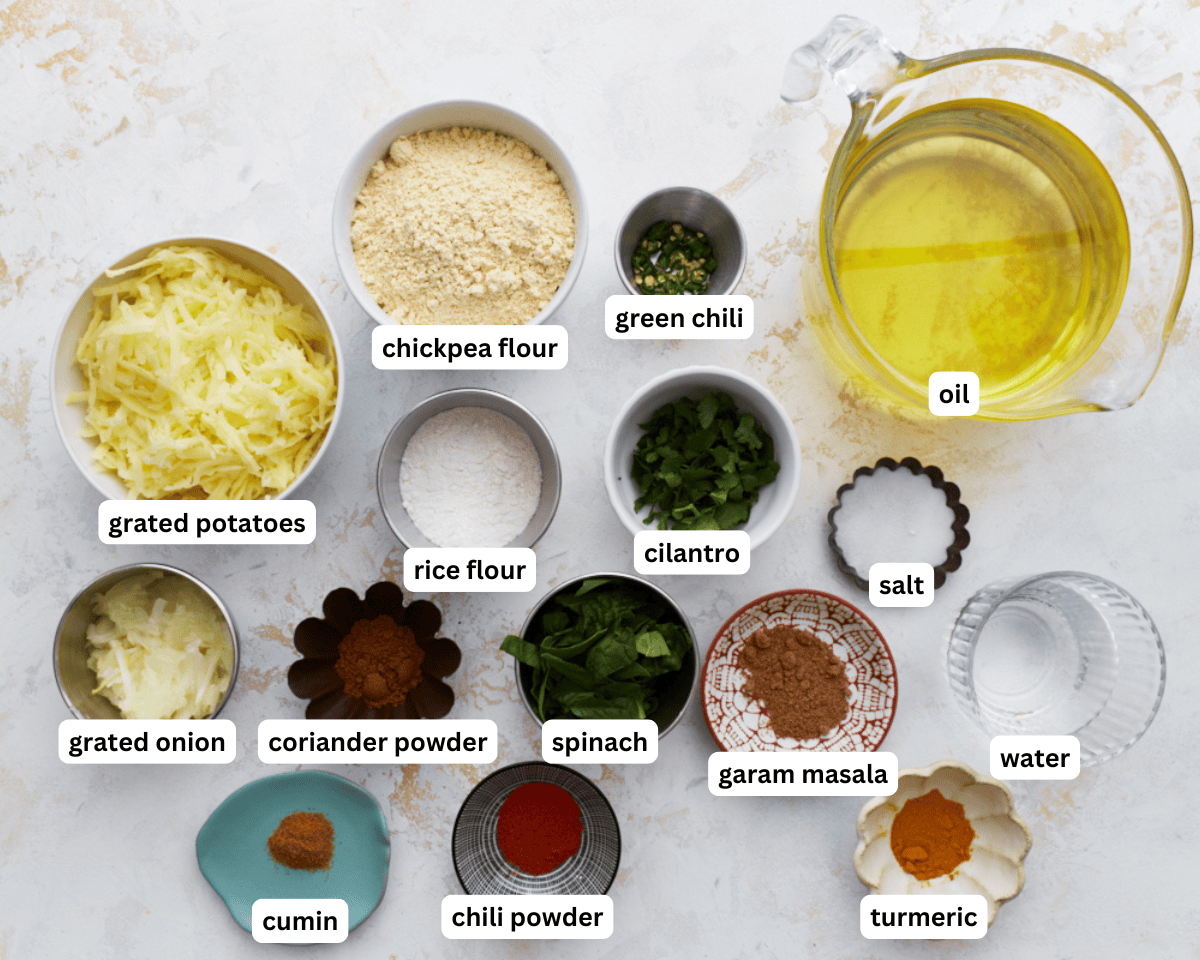 Pakora ingredients