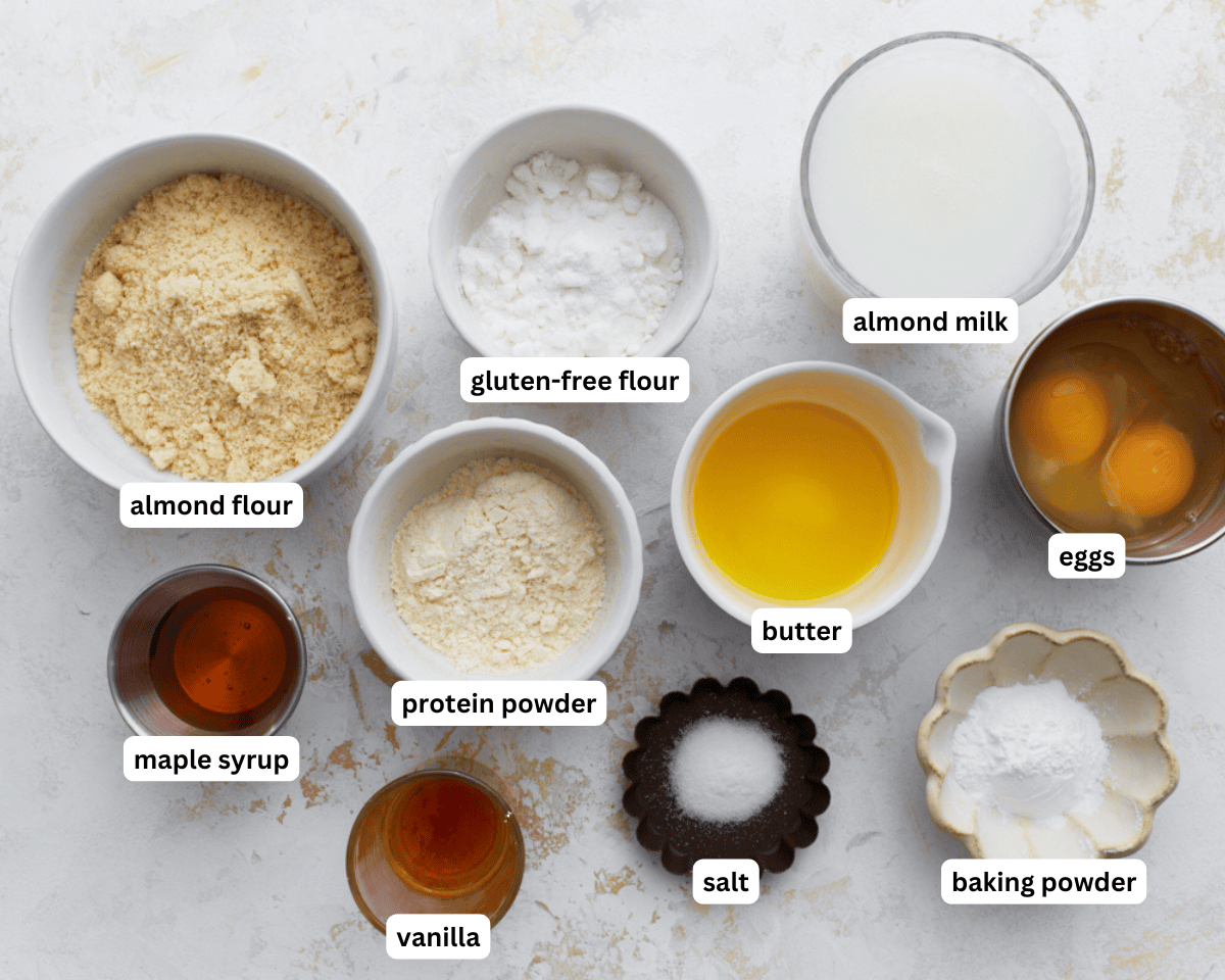Gluten-free protein pancake ingredients