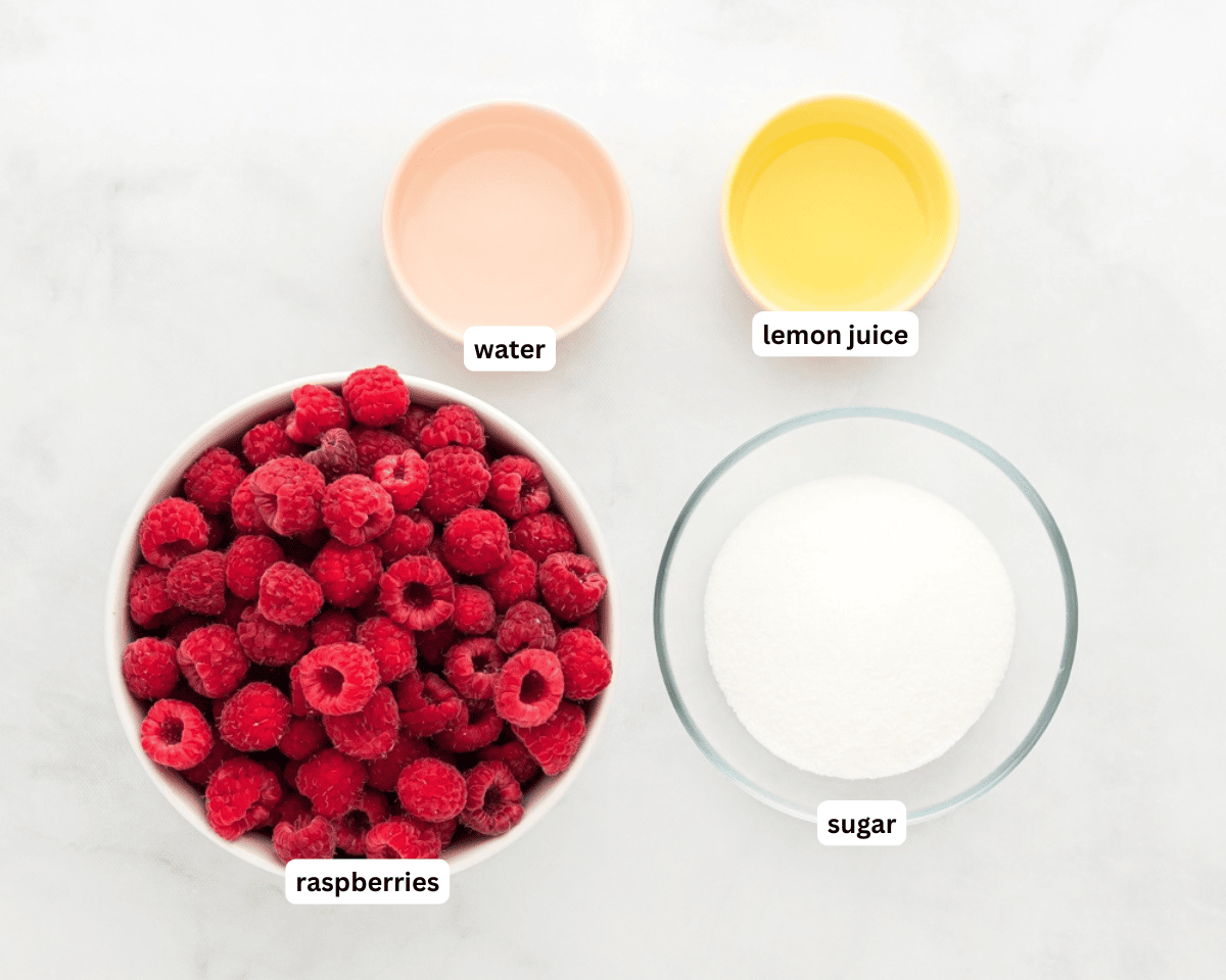 raspberry coulis ingredients