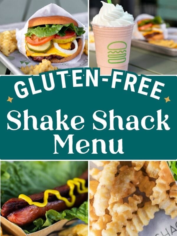 Shake Shack Gluten-Free Menu Items collage