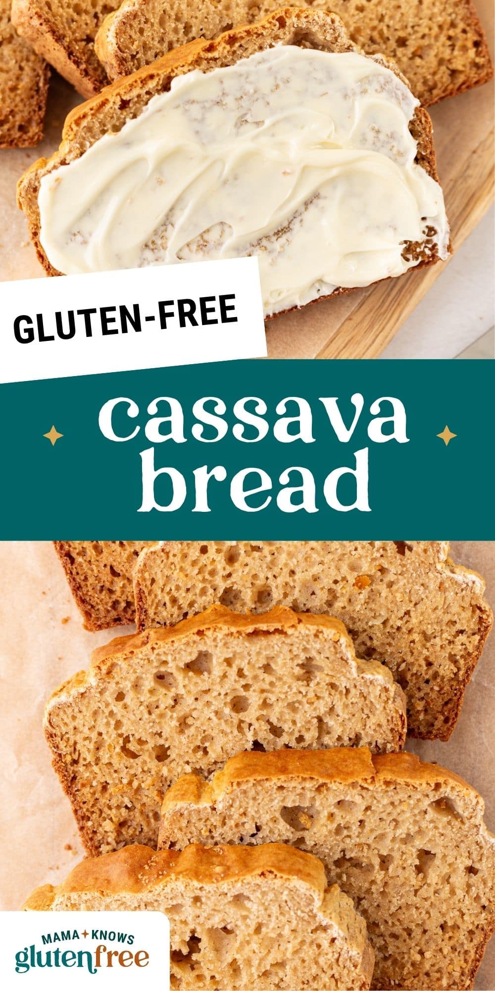 cassava bread pin image