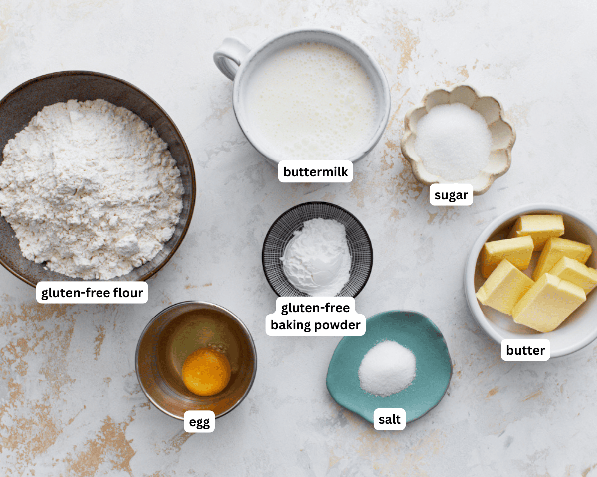 Gluten-free buttermilk biscuits ingredients