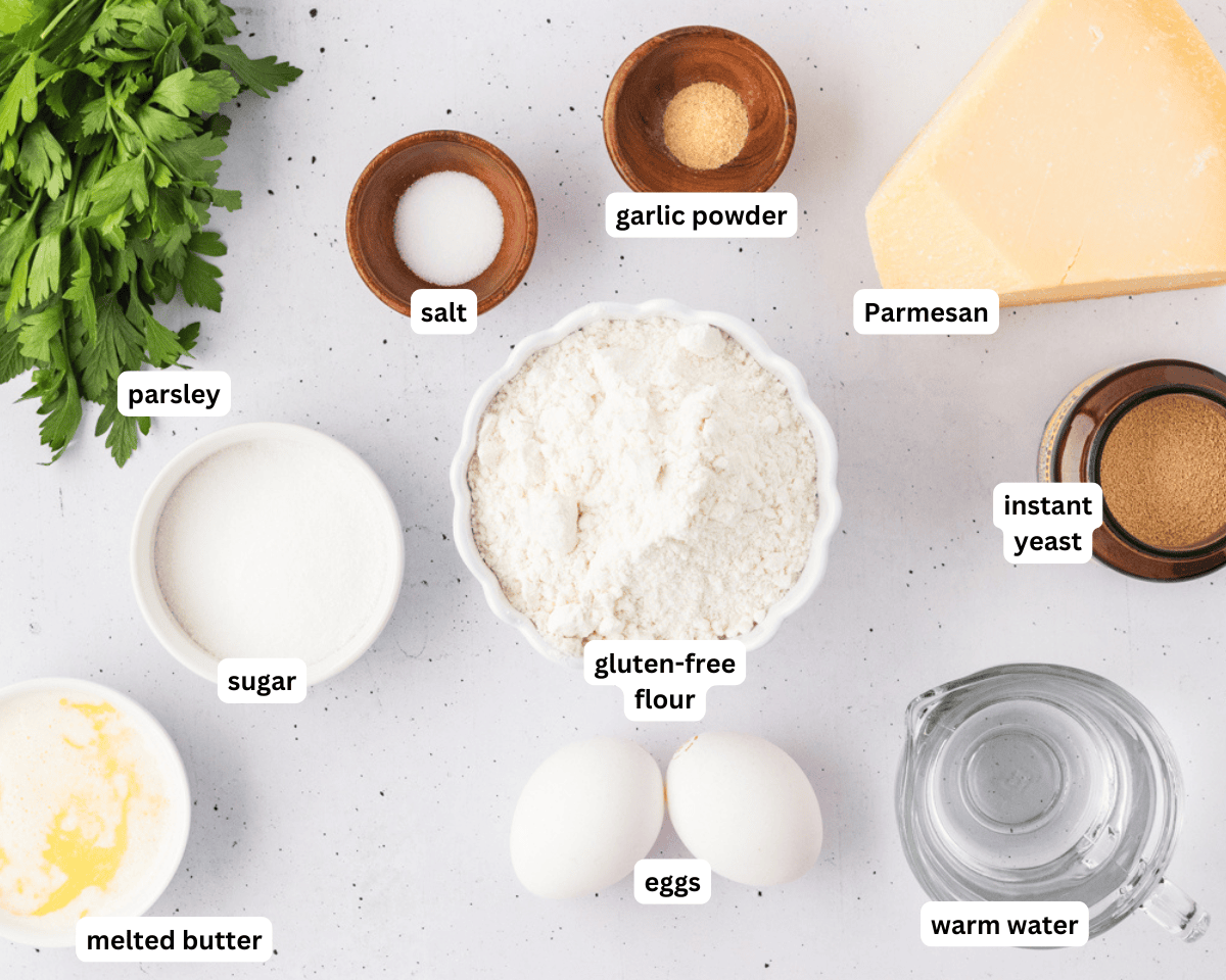 Gluten-Free breadsticks ingredients