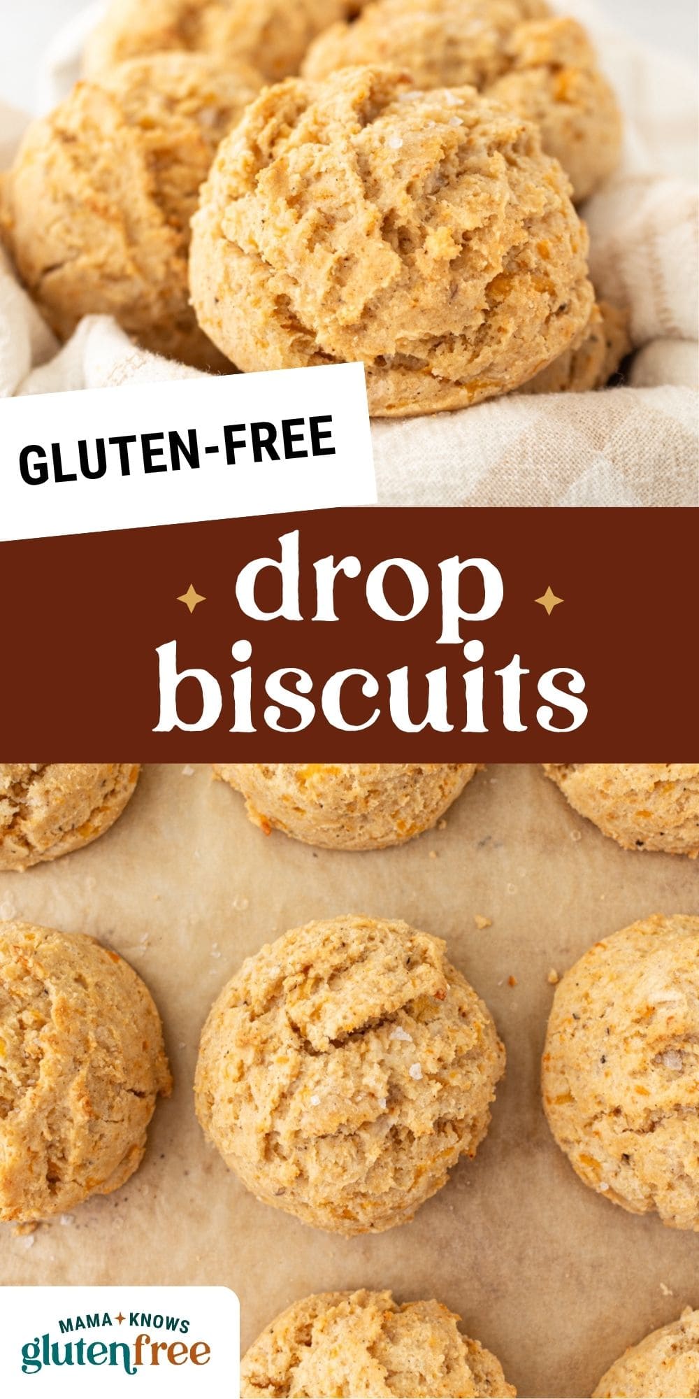 Gluten-Free Drop Biscuits pin image