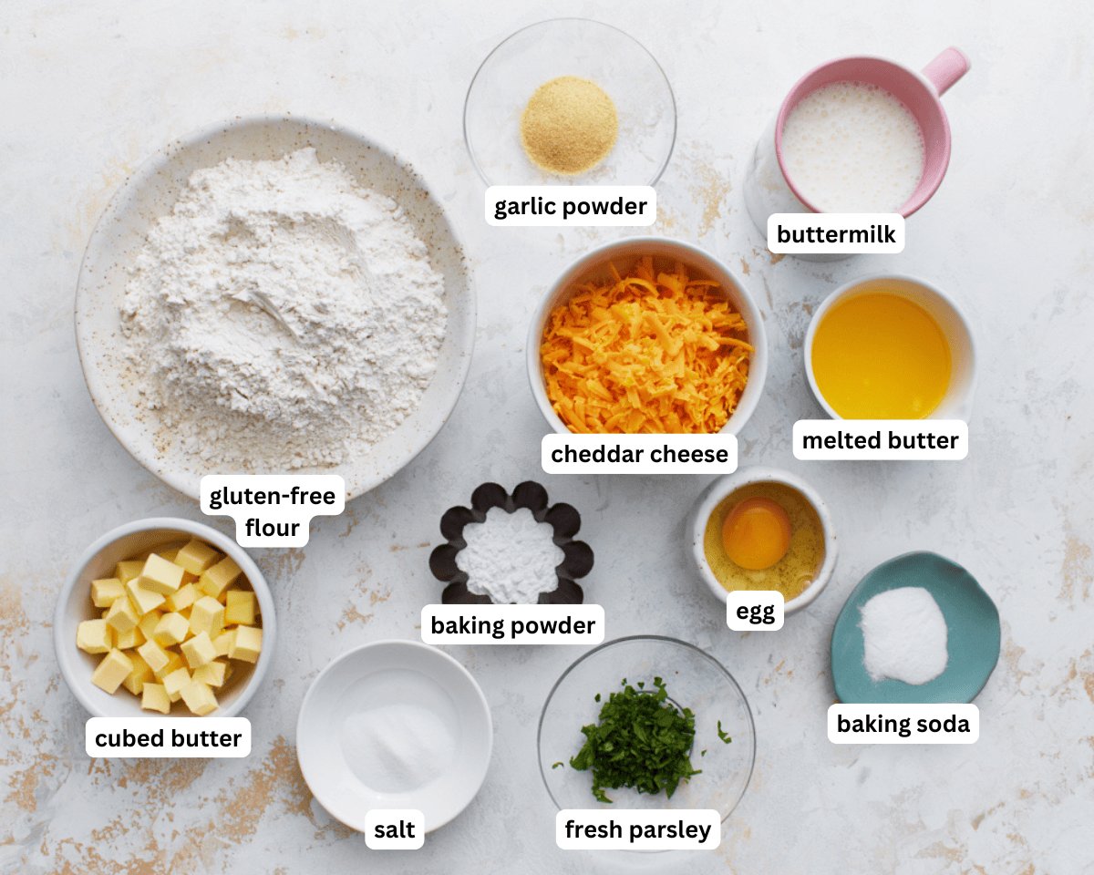 Gluten-free cheddar bay biscuits ingredients