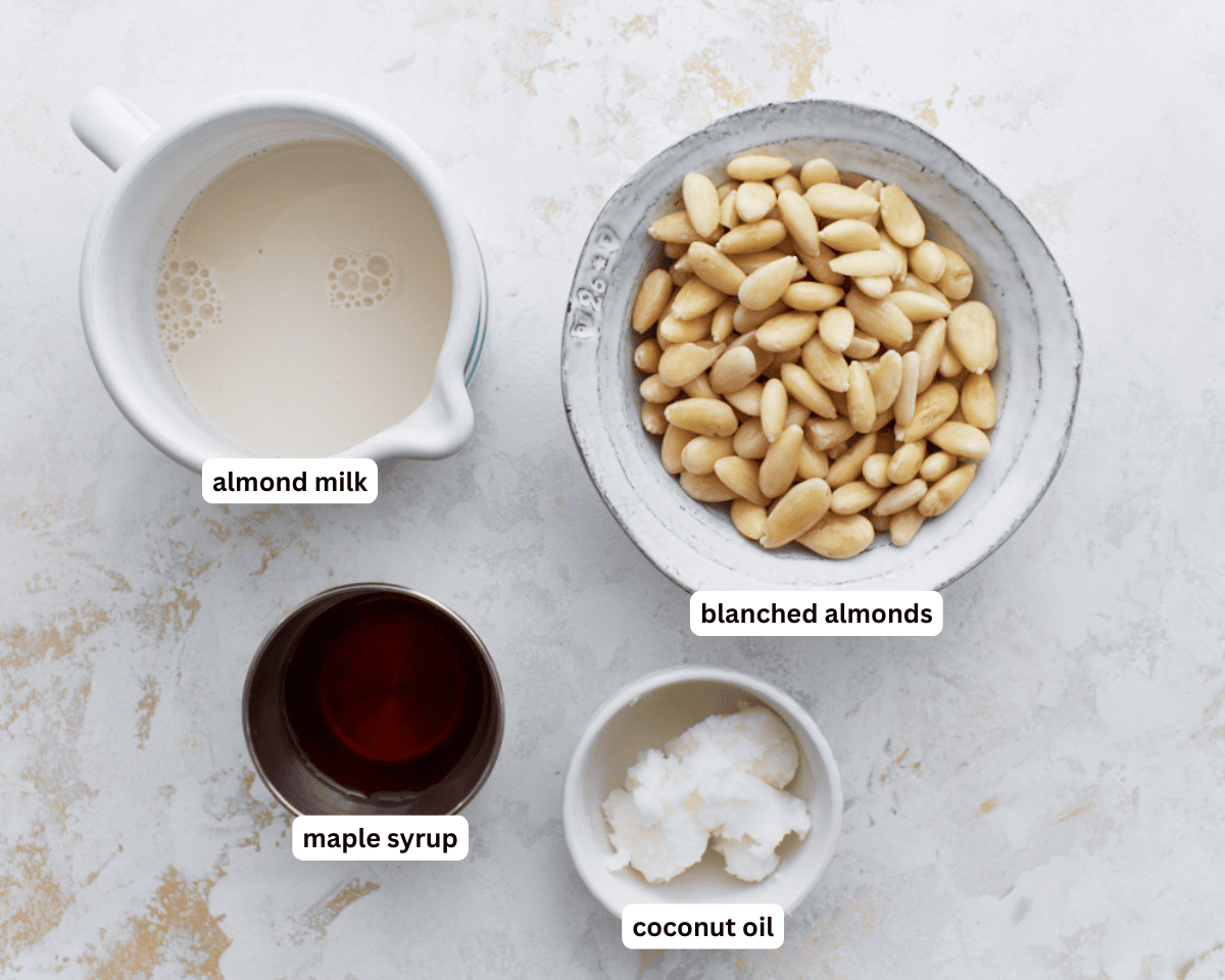 Almond milk ice cream ingredients