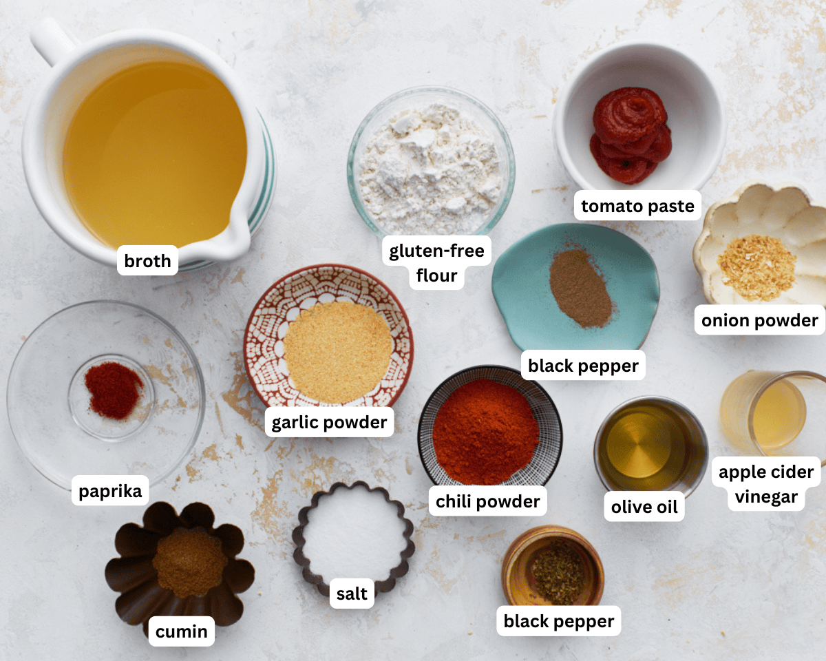 gluten-free enchilada sauce ingredients