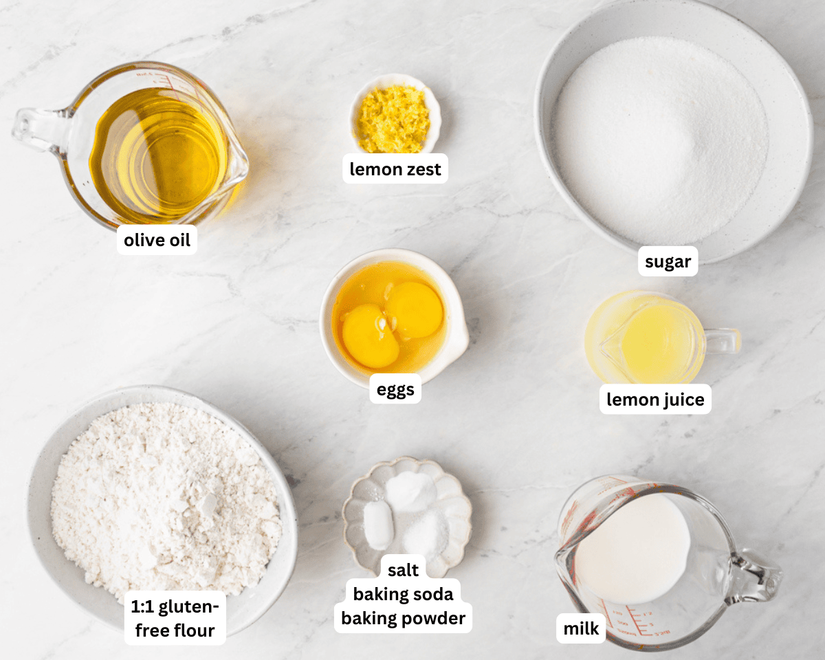 gluten-free olive oil cake ingredients