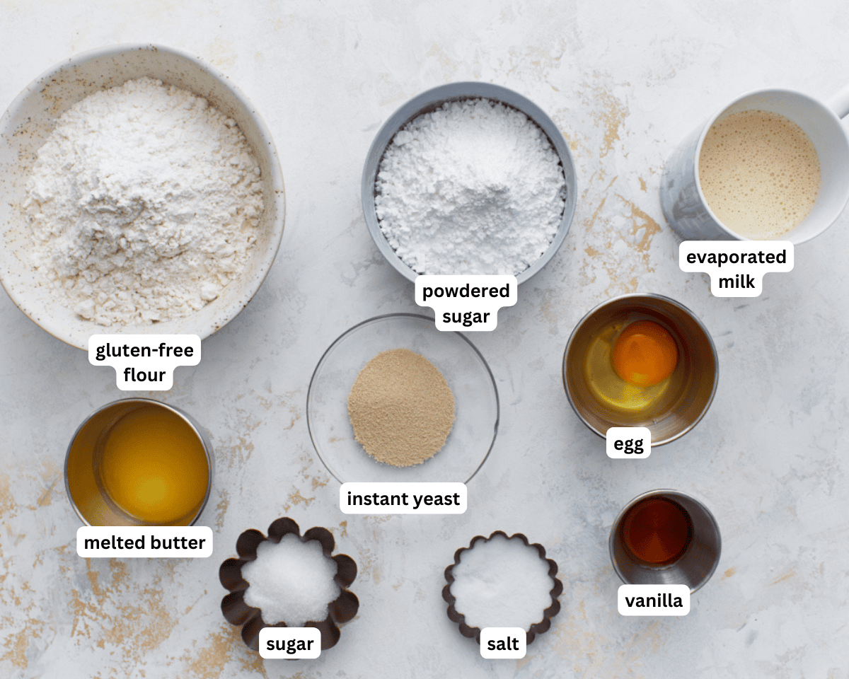 gluten-free beignet ingredients