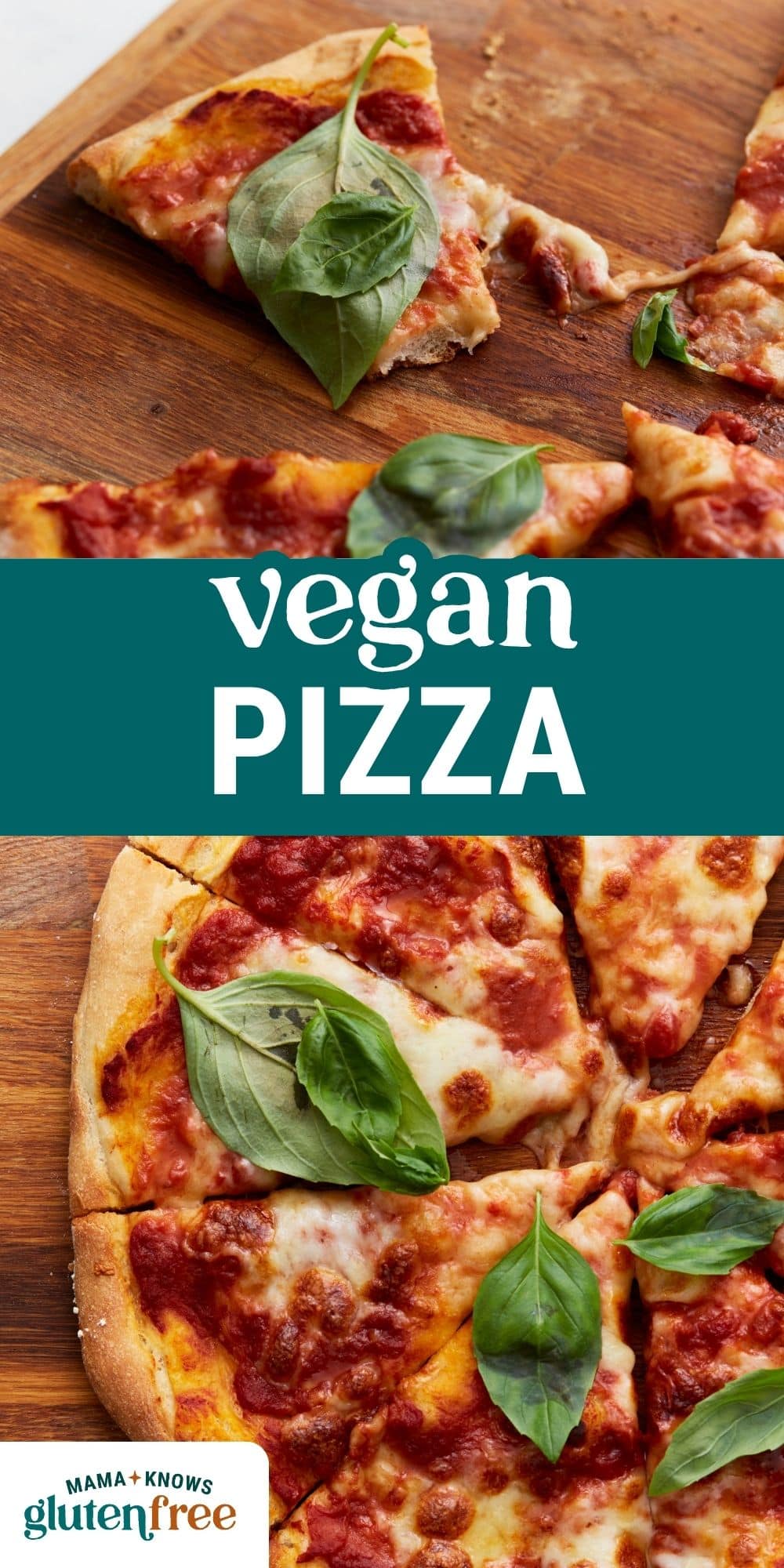 vegan pizza pin image