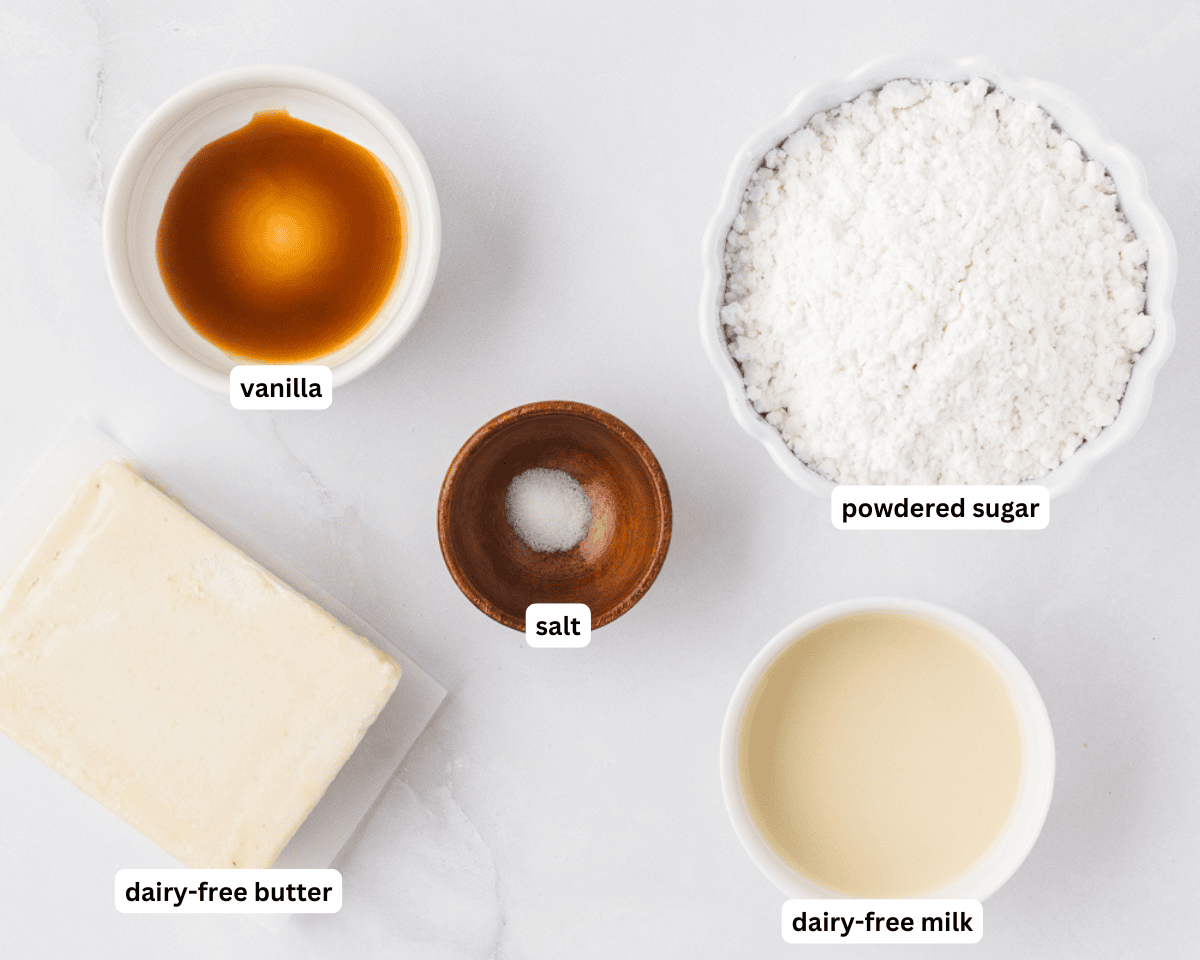 Dairy-free buttercream frosting