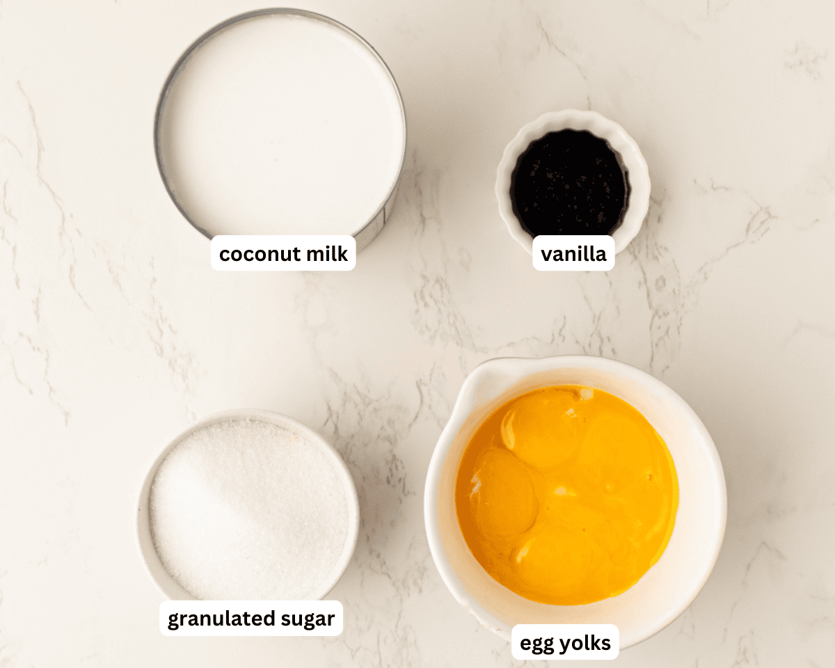 dairy-free creme brulee ingredients
