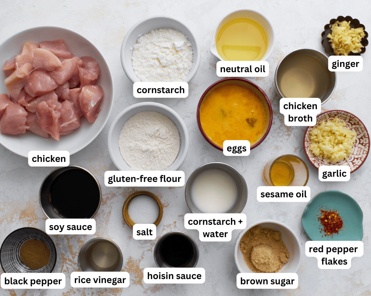 Gluten-free general tso's chicken ingredients