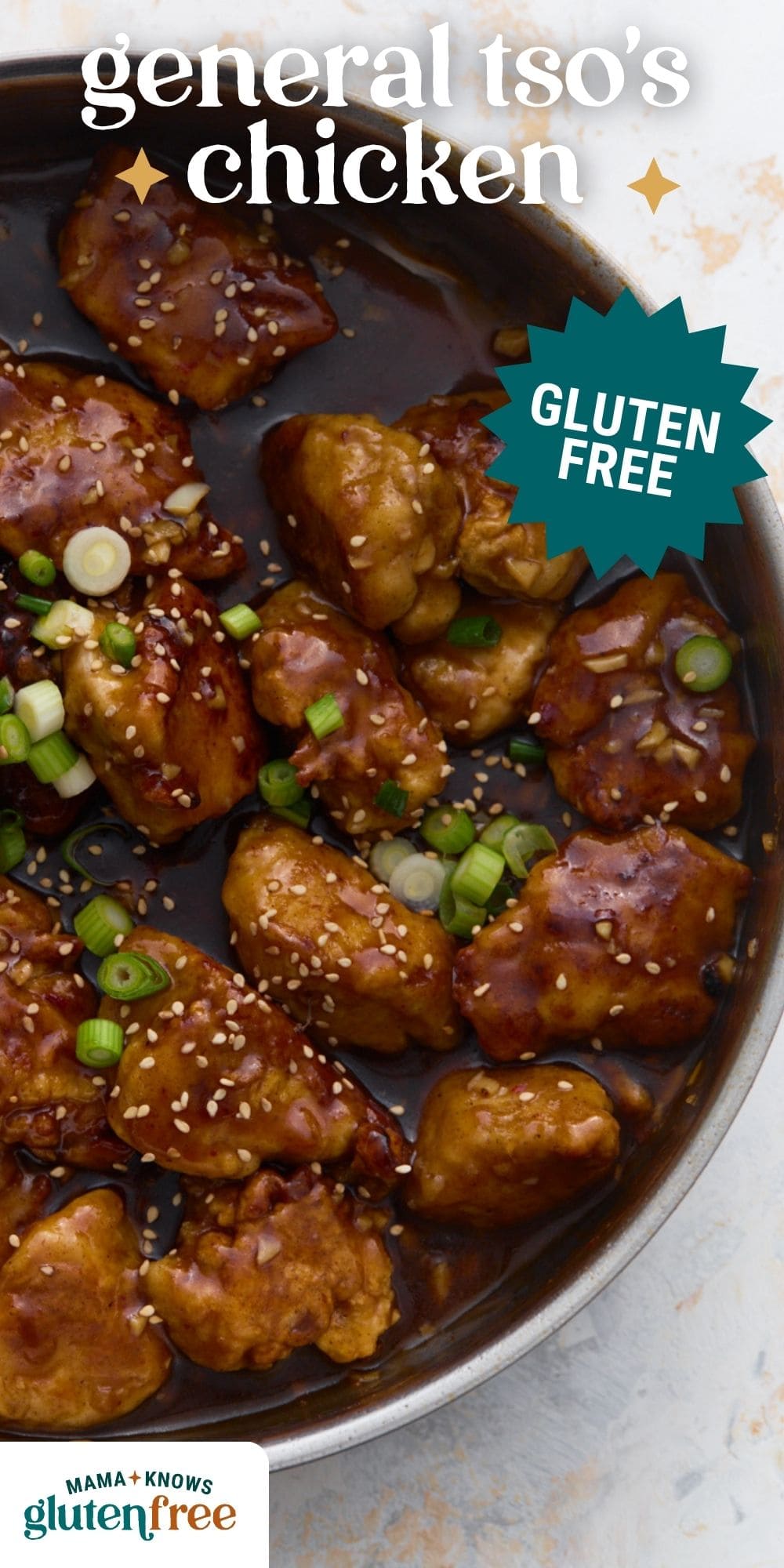 Gluten Free General Tso's Chicken pin image