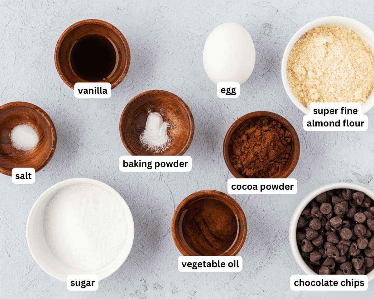 almond flour mug cake ingredients