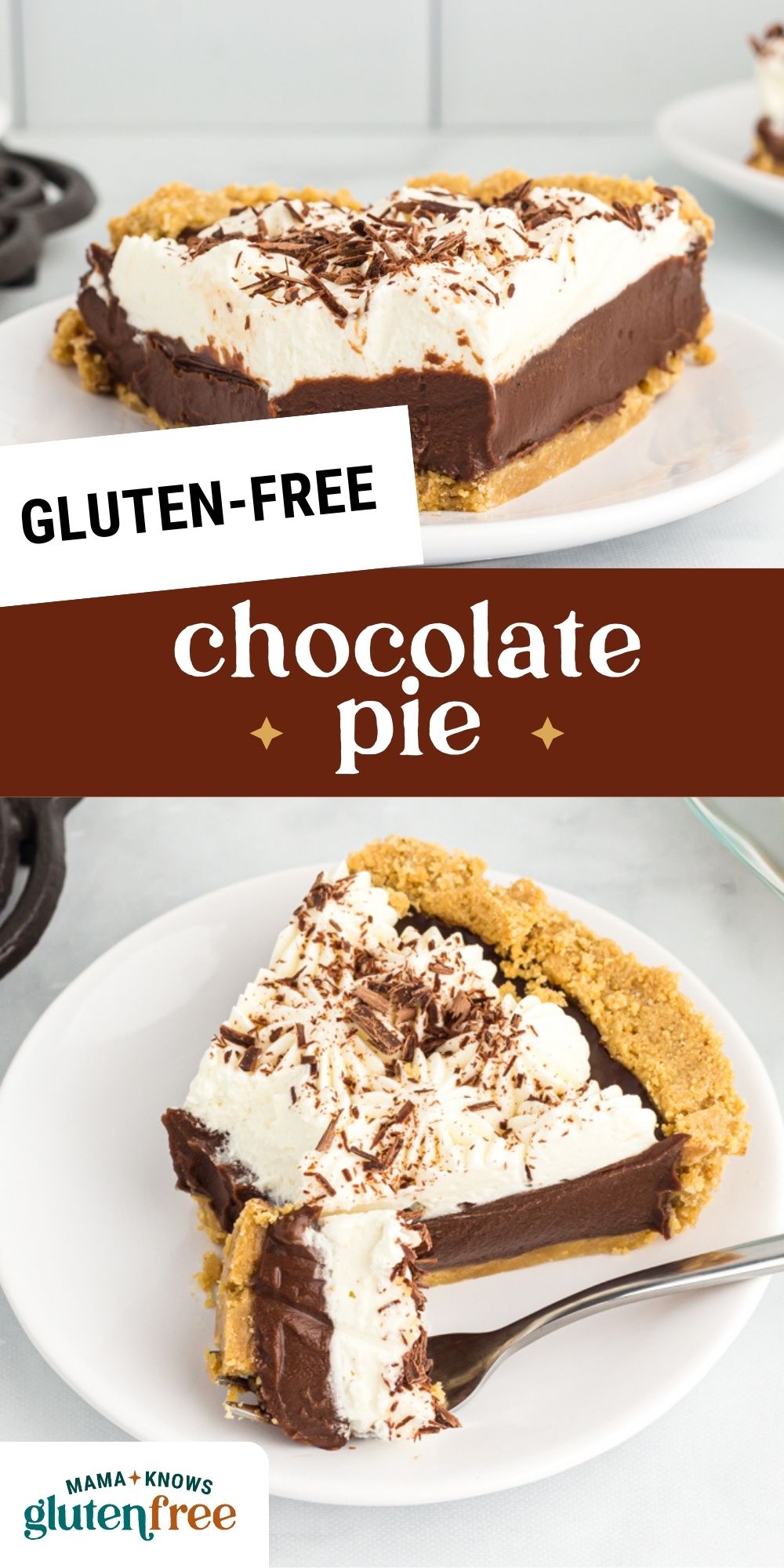 gluten free chocolate pie pin image