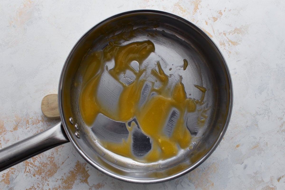 butter and flour combined to make gluten free beer cheese sauce