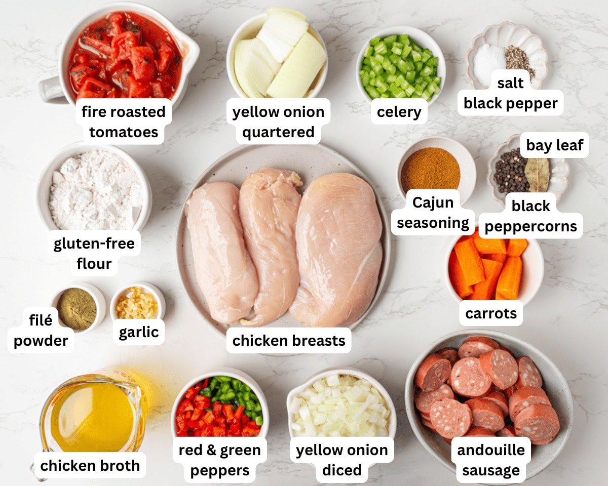 gluten-free gumbo ingredients