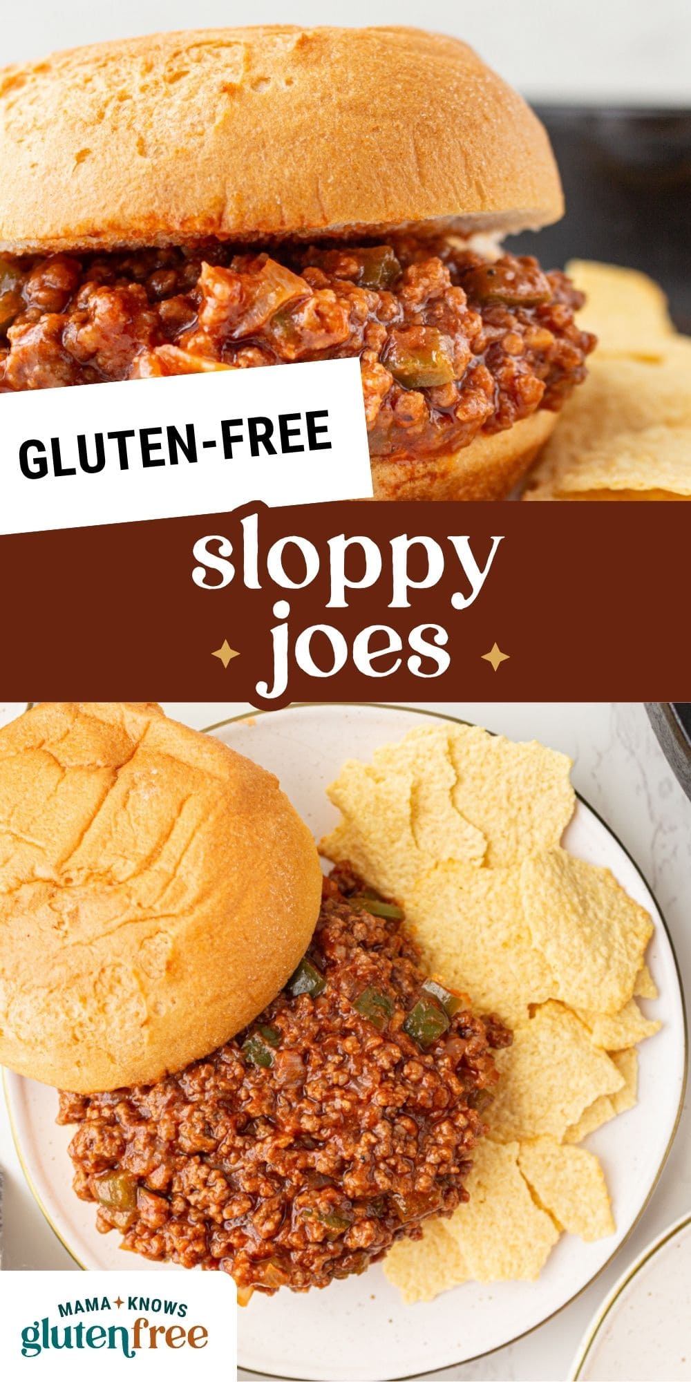 gluten-free sloppy joes pin image