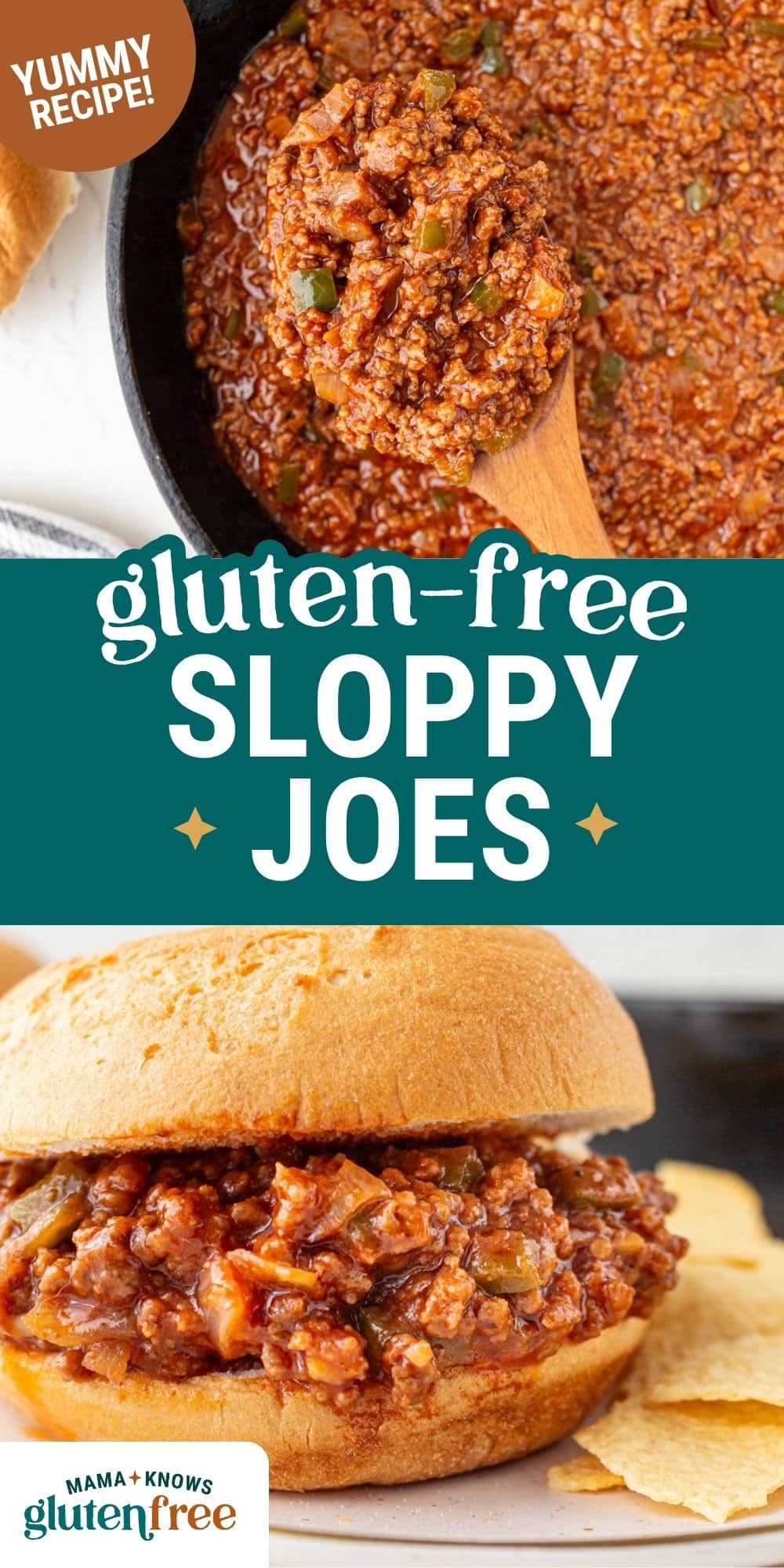 gluten-free sloppy joes pin image