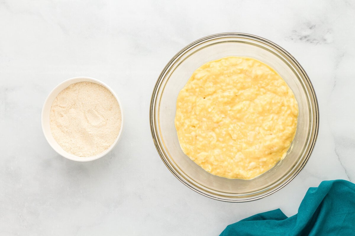 Fathead dough before the coconut flour is added