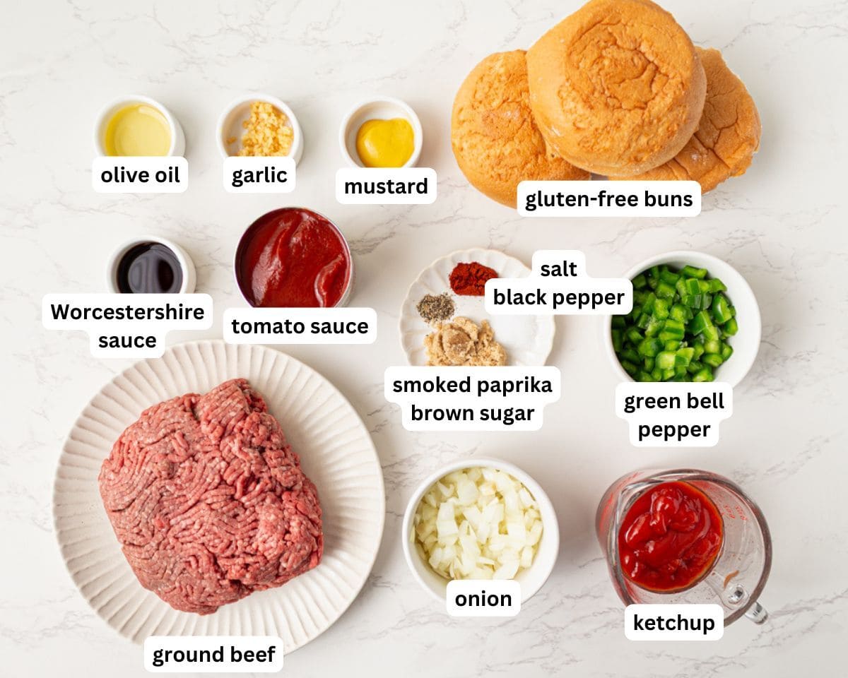 gluten free sloppy joe ingredients