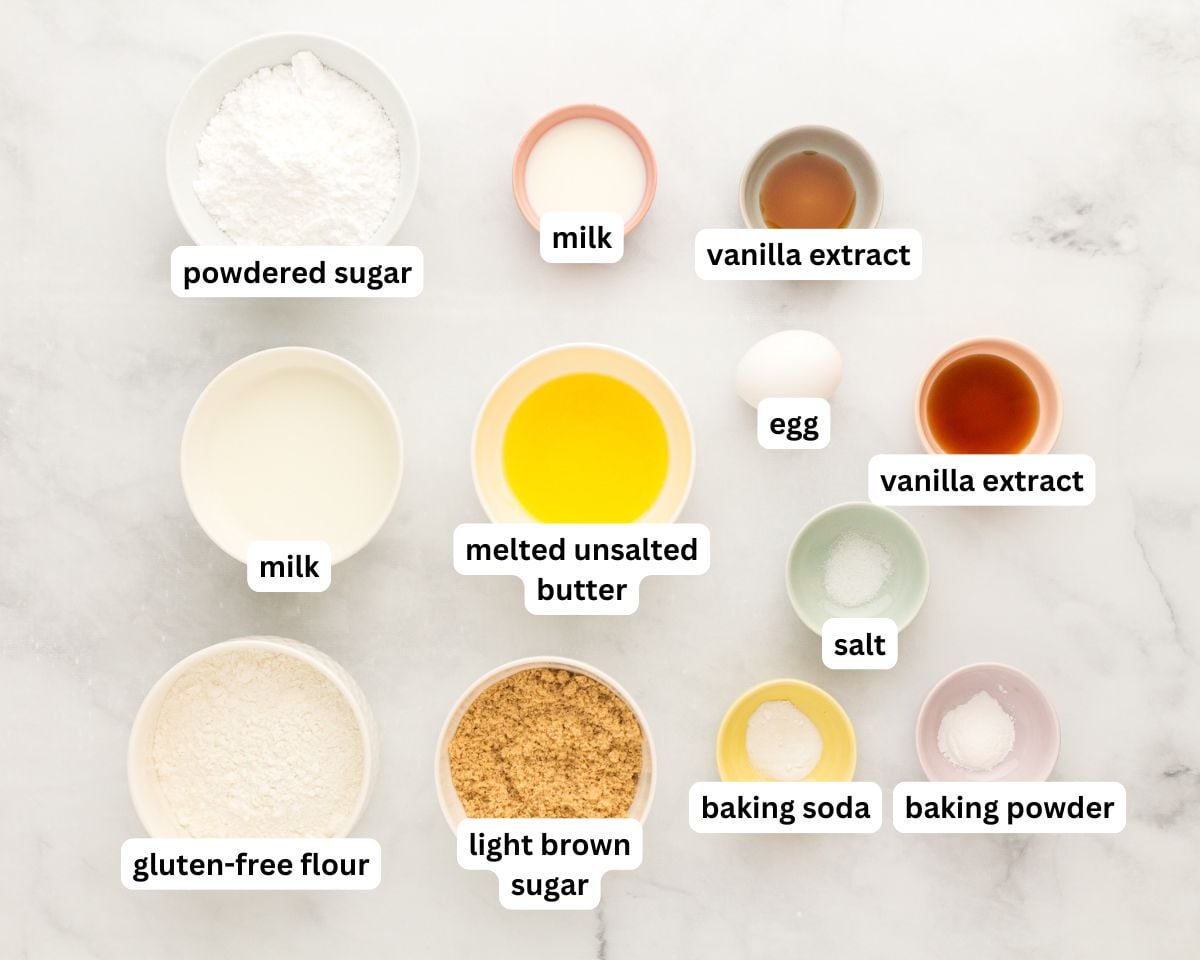 gluten-free vanilla cake donuts ingredients