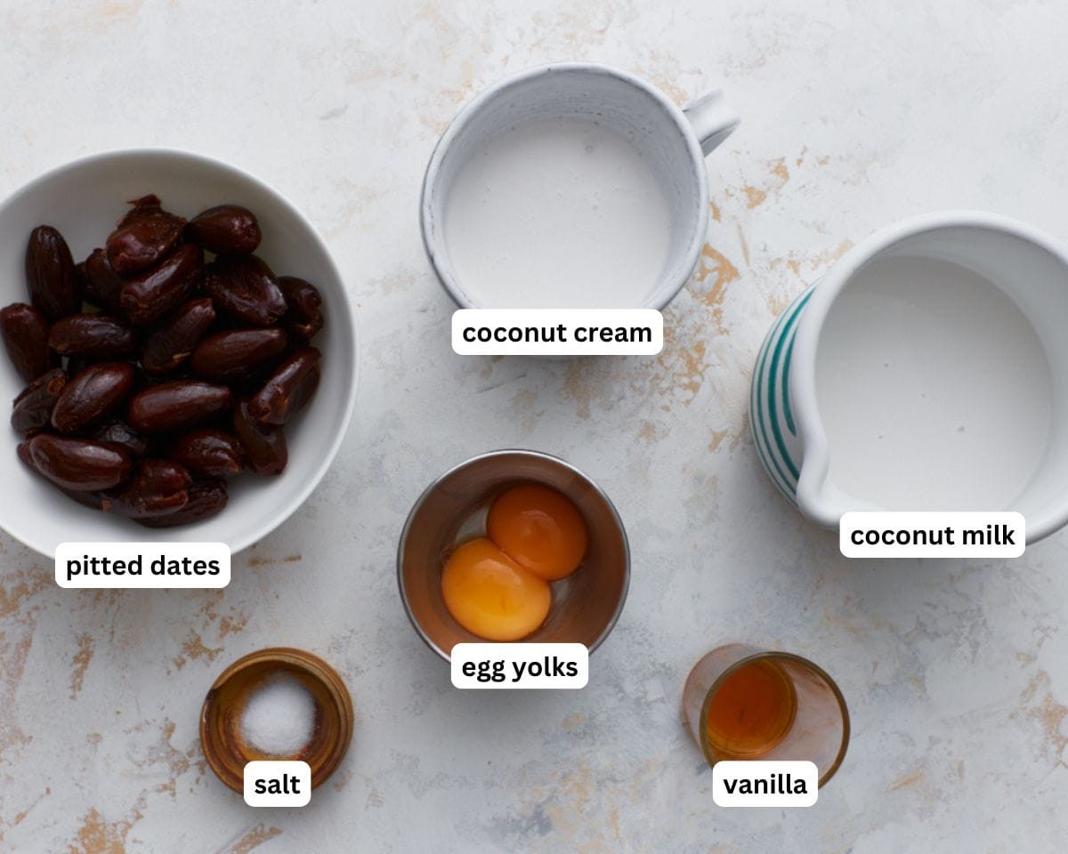 date ice cream ingredients