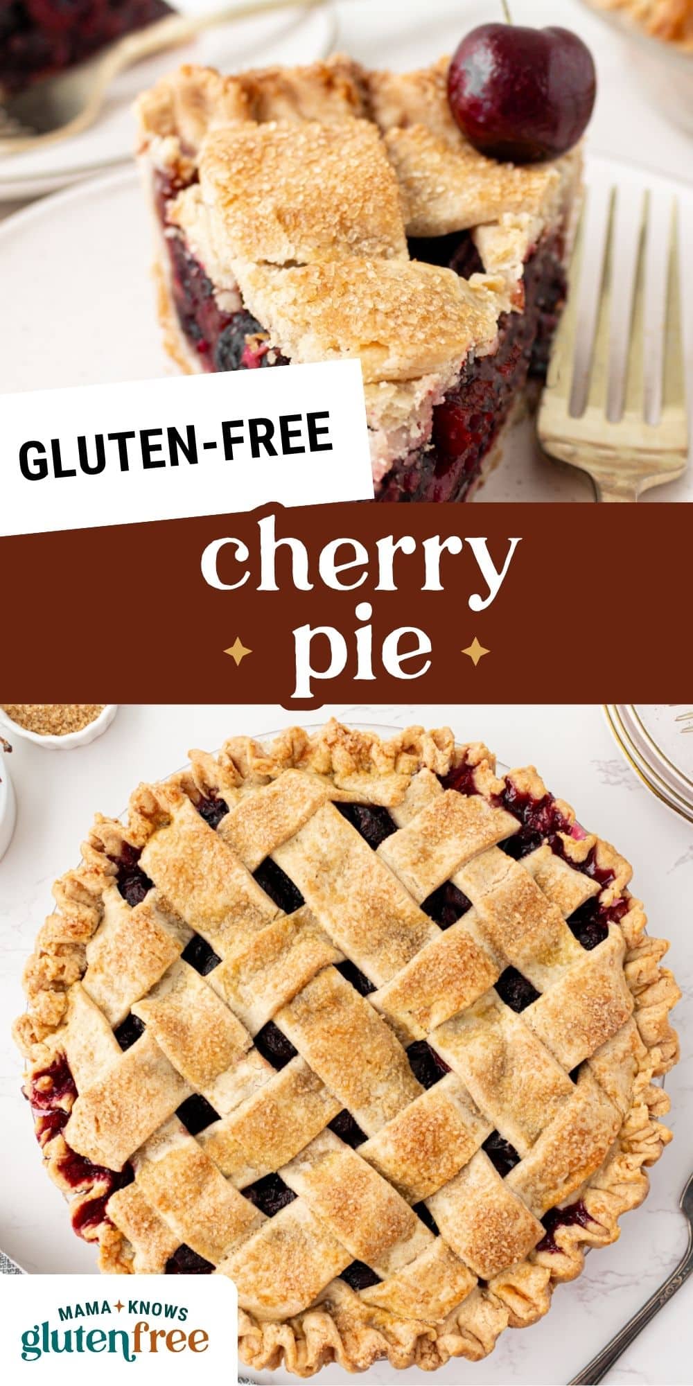 gluten-free cherry pie pin image