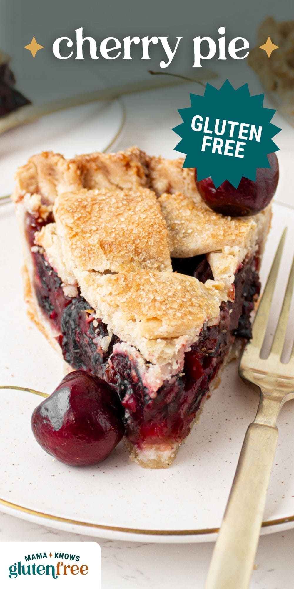 gluten-free cherry pie pin image