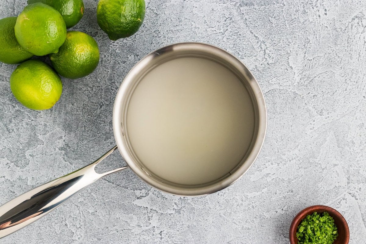 simple syrup mixture