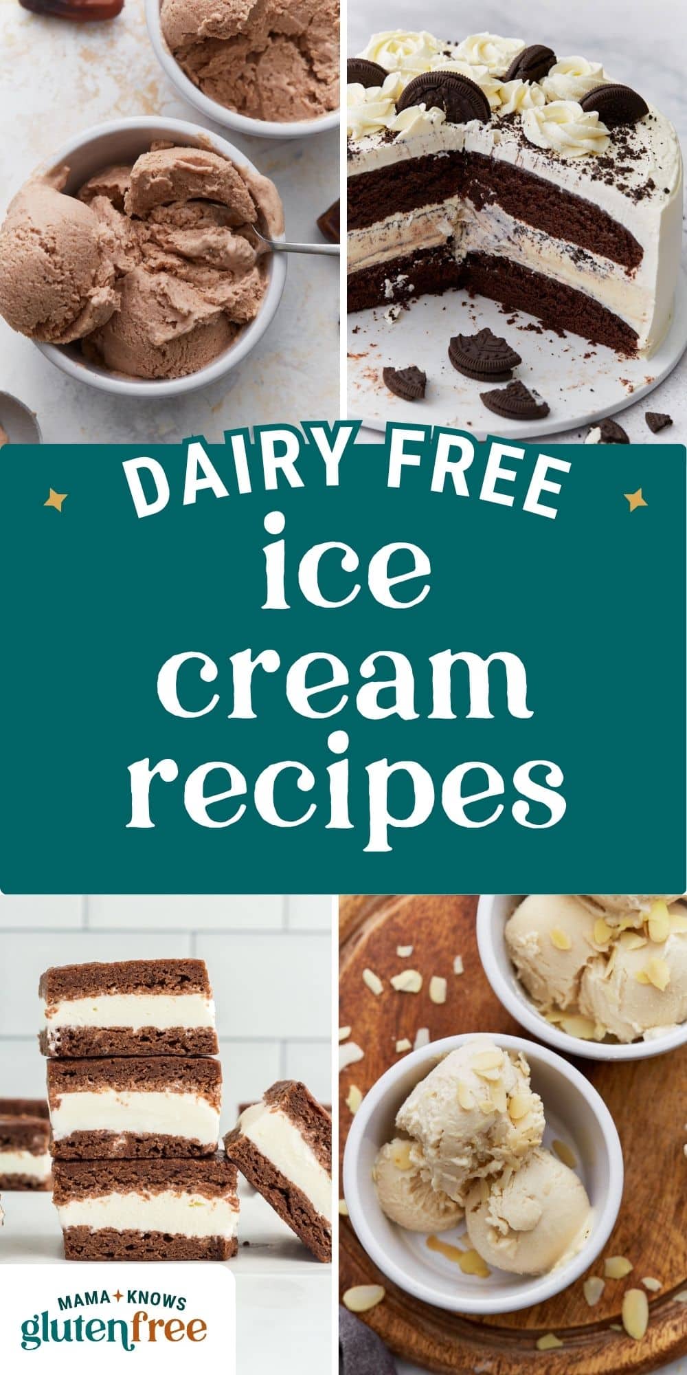 dairy free ice cream recipes featured image